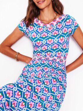 BODEN Melanie Floral Jersey Dress -- Size 6 | NWT
